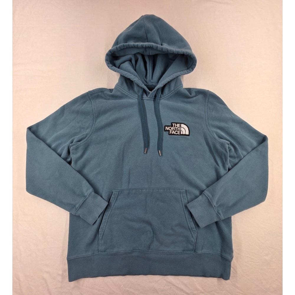 THE NORTH FACE Hoodie Women's Pullover Logo Sweatshirt  Size M Teal